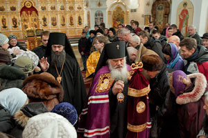 Фото. Владивосток. Архиепископ Вениамин, епископ Иннокентий