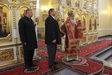 Митрополит Вениамин совершил Литургию в Покровском кафедральном соборе и принял поздравления по случаю Дня рождения