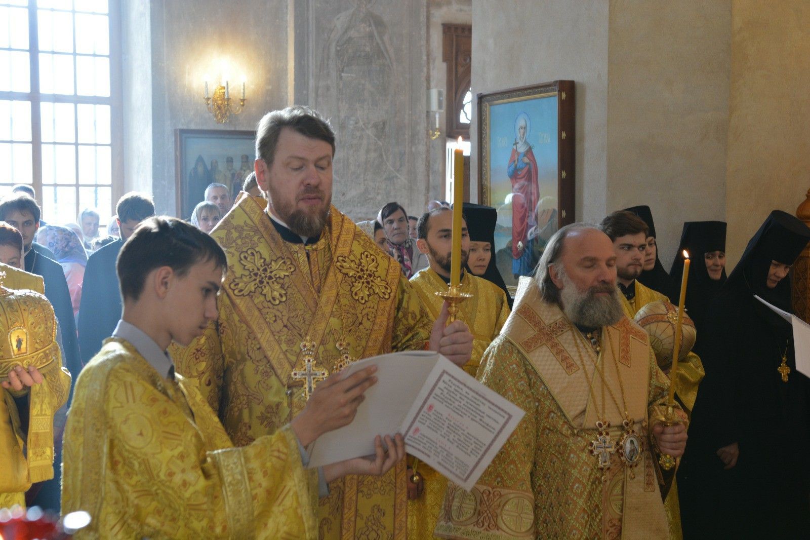 В канун дня памяти перенесения мощей святителя Феофана, Затворника Вышенского, митрополит Владимир возглавил всенощное бдение