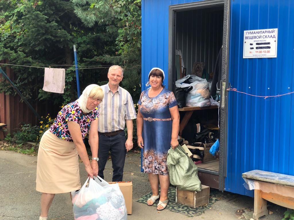 Приход храма Богоявления г.Артема продолжает оказывать помощь людям пострадавшим от наводнения в Приморском крае