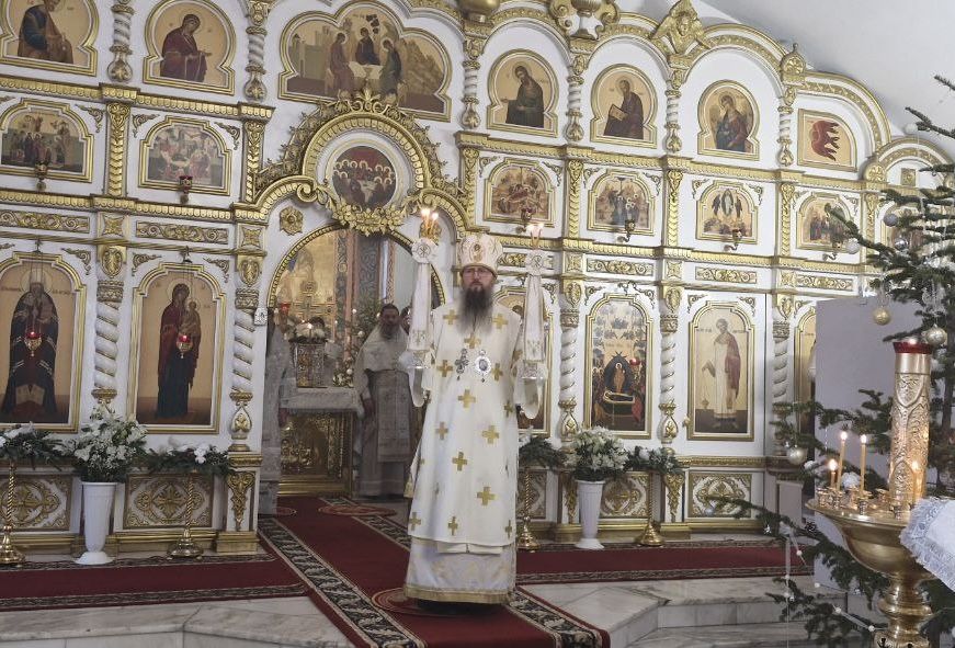 В день празднования Обрезания Господня митрополит Павел возглавил Божественную литургию в Успенском храме