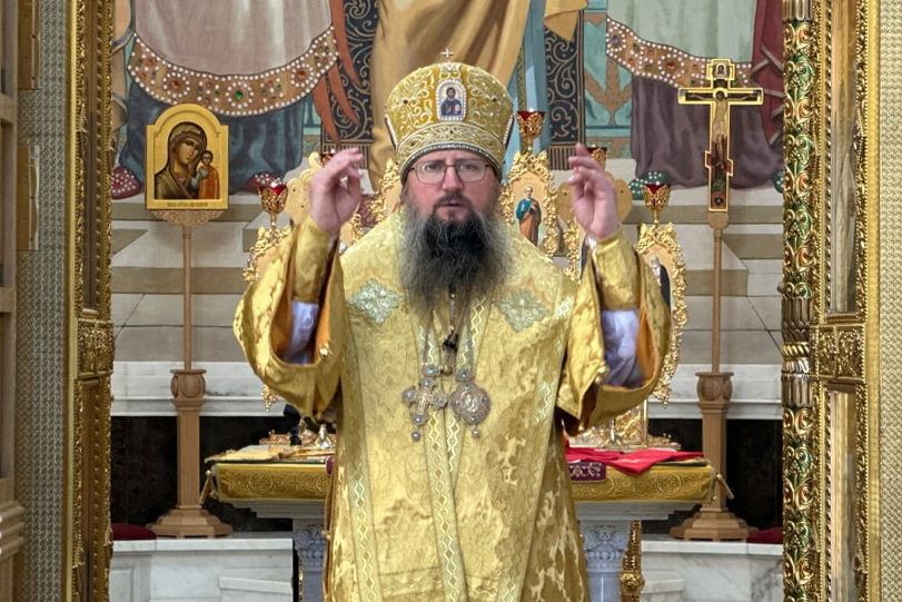 В день памяти прор. Захарии и прав. Елисаветы митрополит Павел совершил Литургию в Спасо-Преображенском соборе